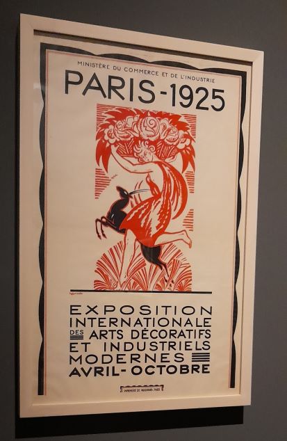 Plakat promujący Wystawę w Paryżu w 1925 roku odnoszący się do sztuki dekoracyjnej