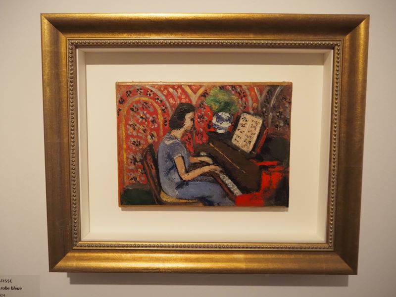 Petite pianiste, robe bleue 1927 (Pianistka w niebieskiej sukience)