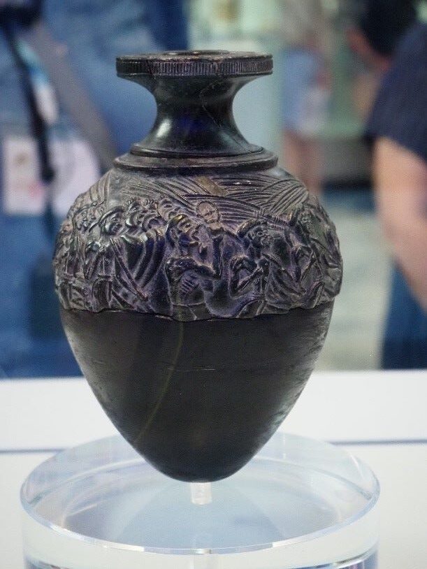 Waza z reliefem żniwiarzy - Muzeum Archeologiczne w Heraklionie